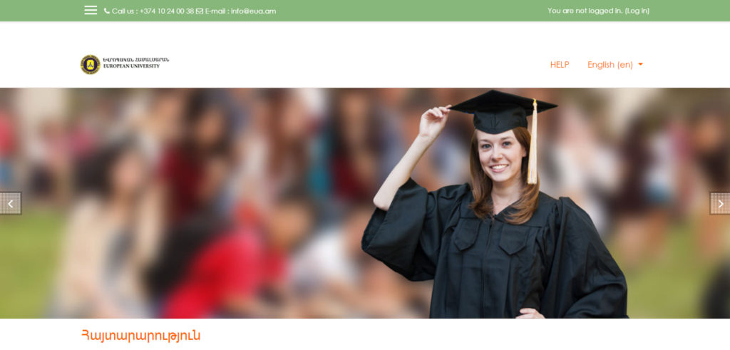 EUA LERNING OLINE PLATFORM